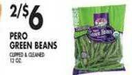 Met Foodmarkets Pero green beans offer