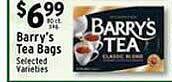 Met Foodmarkets Barry's tea bags offer