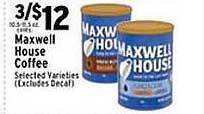 Met Foodmarkets Maxwell house coffee offer