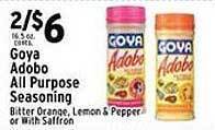 Met Foodmarkets Goya adobo all purpose seasoning offer