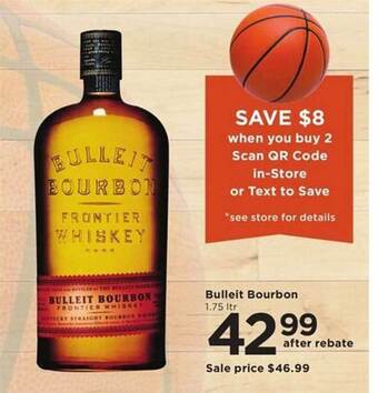 Cub Foods Bulleit bourbon offer