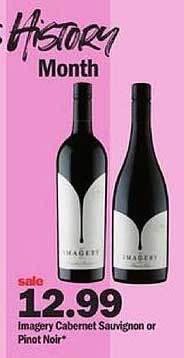 Meijer Imagery cabernet sauvignon or pinot noir offer