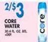 Associated Core water offer
