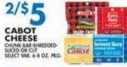 Associated Cabot cheese offer