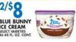 Associated Blue bunny ice cream offer