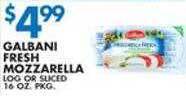 Associated Galbani fresh mozzarella offer