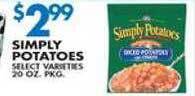 Associated Simply potatoes offer