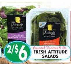 Associated Fresh attitude salads offer