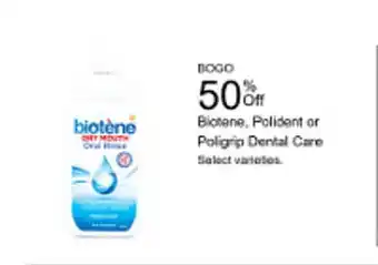 Walgreens Biotène polident or poligrip dental care offer
