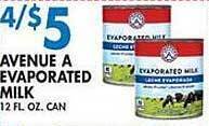 Associated Avenue a evaporated milk offer
