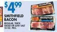 Associated Smithfield bacon offer