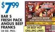 Associated Bar s fresh pack angus beef franks offer