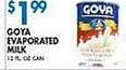 Associated Goya evaporated milk offer