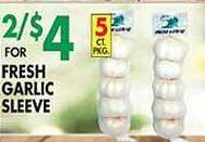 Associated Fresh garlic sleeve offer
