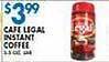 Associated Cafe legal instant coffee offer