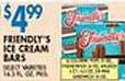Associated Friendly's ice cream bars offer