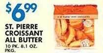 Associated St. pierre croissant all butter offer