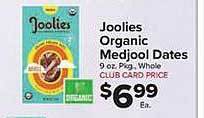 Joolies organic medjool dates