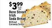 Met Foodmarkets Dere street irish soda bread offer