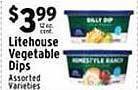 Met Foodmarkets Litehouse vegetable dips offer