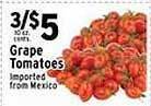 Met Foodmarkets Grape tomatoes offer