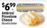Met Foodmarkets Ambrosi provolone cheese offer