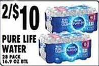 Associated Pure life water offer