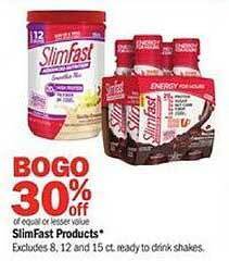 Meijer Slimfast products offer