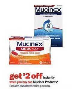 Meijer Mucinex products offer