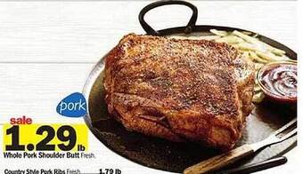 Meijer Whole pork shoulder butt offer