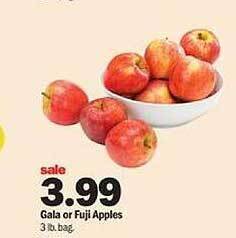 Meijer Gala or fuji apples offer
