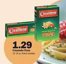 Meijer Creamette pasta offer
