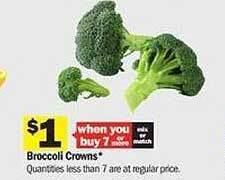 Meijer Broccoli crowns offer