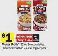 Meijer Meijer broth offer