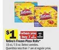 Meijer Totino's frozen pizza rolls offer