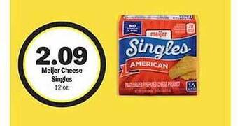 Meijer Meijer cheese singles offer