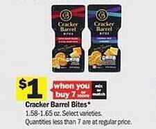 Meijer Cracker barrel bites offer