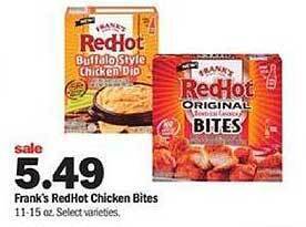 Meijer Frank's redhot chicken bites offer
