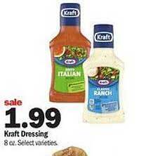 Meijer Kraft dressing offer