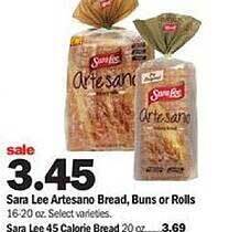 Meijer Sara lee artesano bread, buns or rolls offer