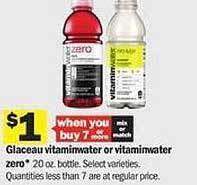 Meijer Glaceau vitaminwater or zero offer
