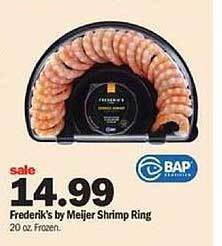 Meijer Frederik's by meijer shrimp ring offer