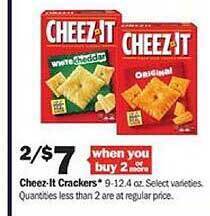 Meijer Cheez-it crackers offer