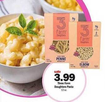 Meijer Three farm daughters pasta offer