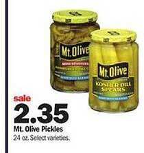 Meijer Mt. olive pickles offer