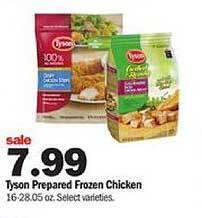 Meijer Tyson prepared frozen chicken offer