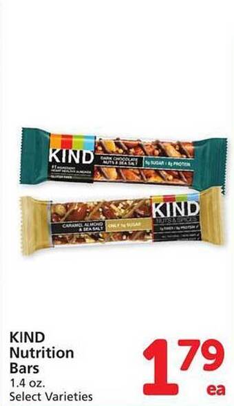 Safeway Kind nutrition bars offer