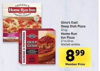 Safeway Gino's east deep dish pizza home run inn pizza offer
