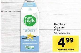 Safeway Nut pods creamer offer