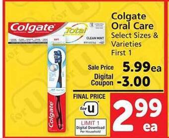 Safeway Colgate oral care offer